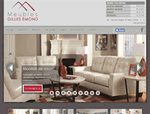 Tablet Screenshot of meublesgillesemond.com